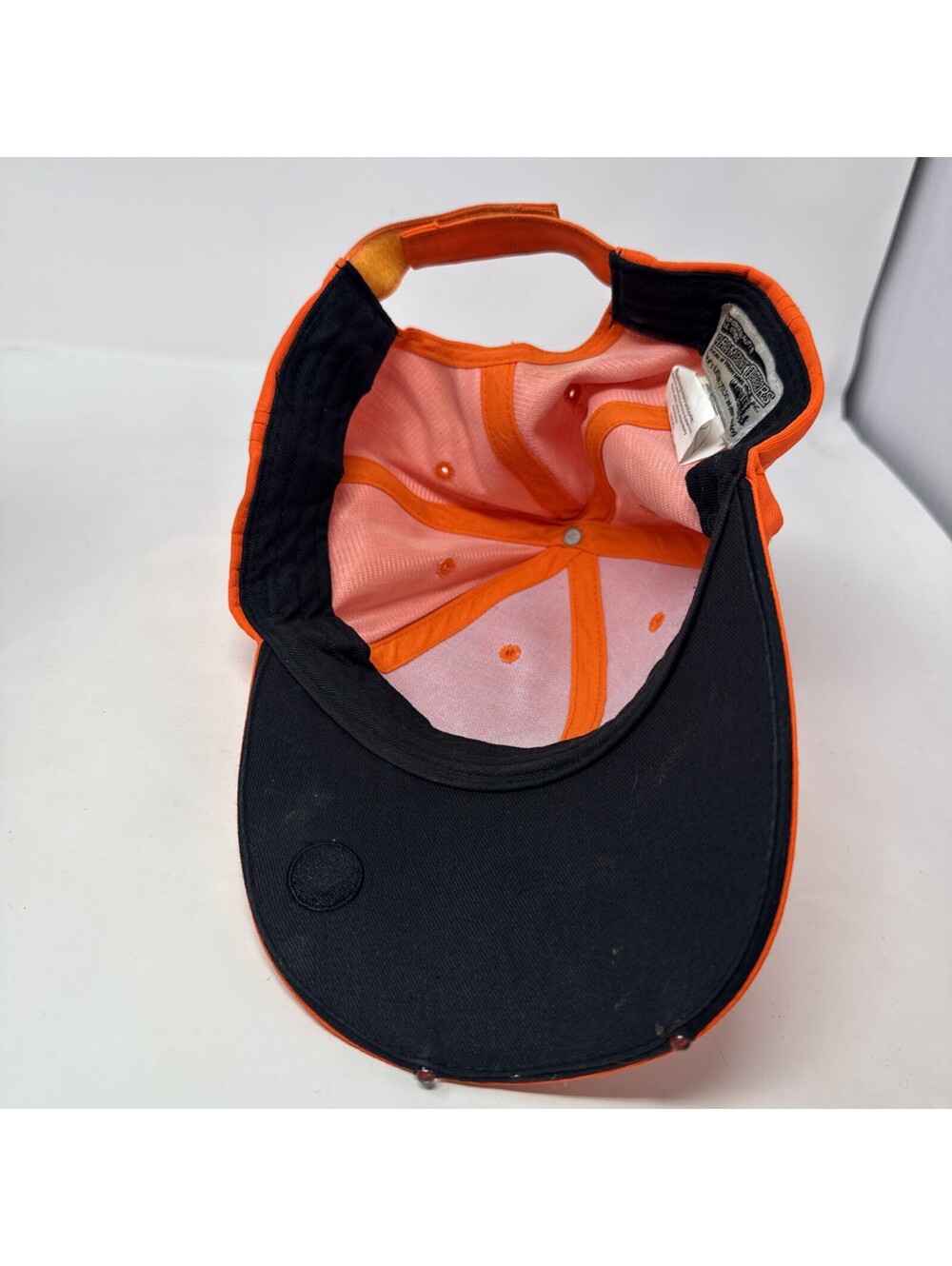 Bass Pro Shops Orange Cotton Ball Cap Adjustable Unisex Adults Hunting Hat - Picture 3 of 7